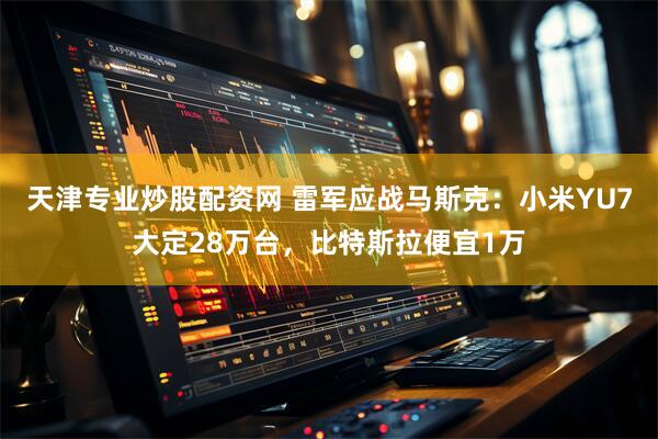 天津专业炒股配资网 雷军应战马斯克：小米YU7大定28万台，比特斯拉便宜1万